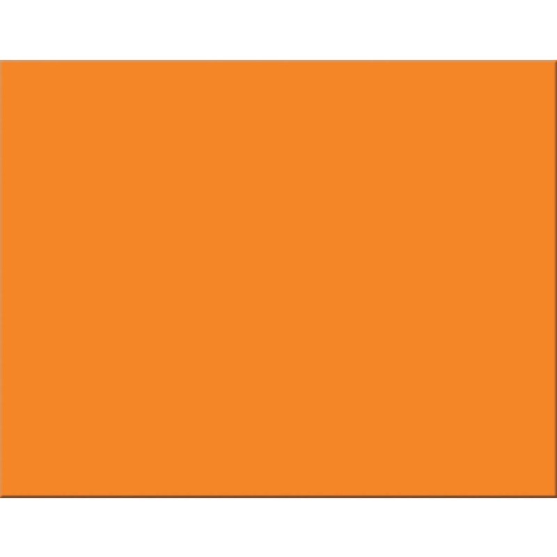 Pacon® 4-Ply Railroad Board, Orange, 22" x 28", 25 Sheets