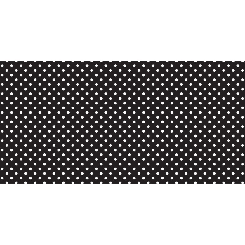 Fadeless® Bulletin Board Art Paper, Classic Dots-Black & White, 48" x 50', 1 Roll