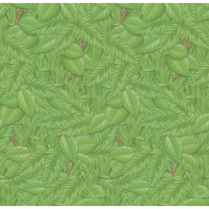 Fadeless® Bulletin Board Art Paper, Tropical Foliage, 48" x 12', 4 Rolls