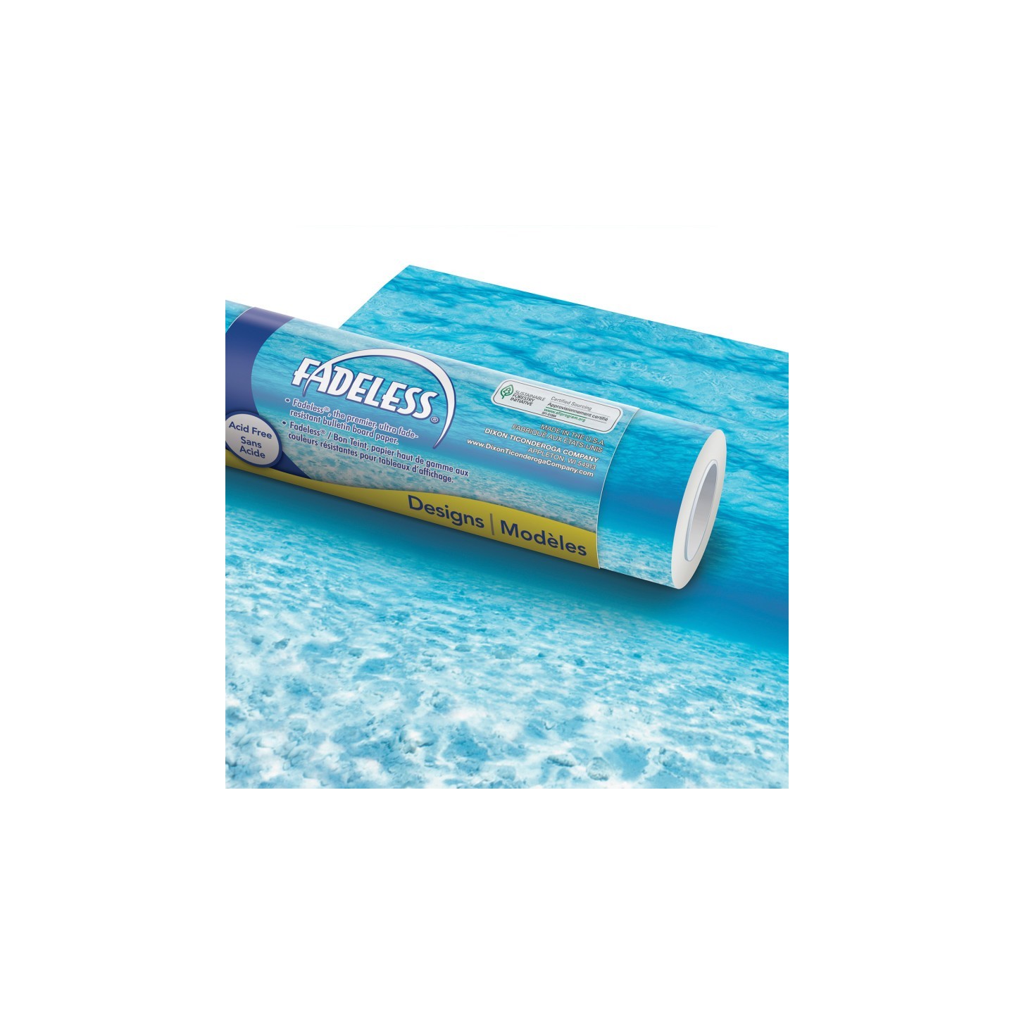 Fadeless® Bulletin Board Art Paper, Under The Sea, 48" x 50', 1 Roll
