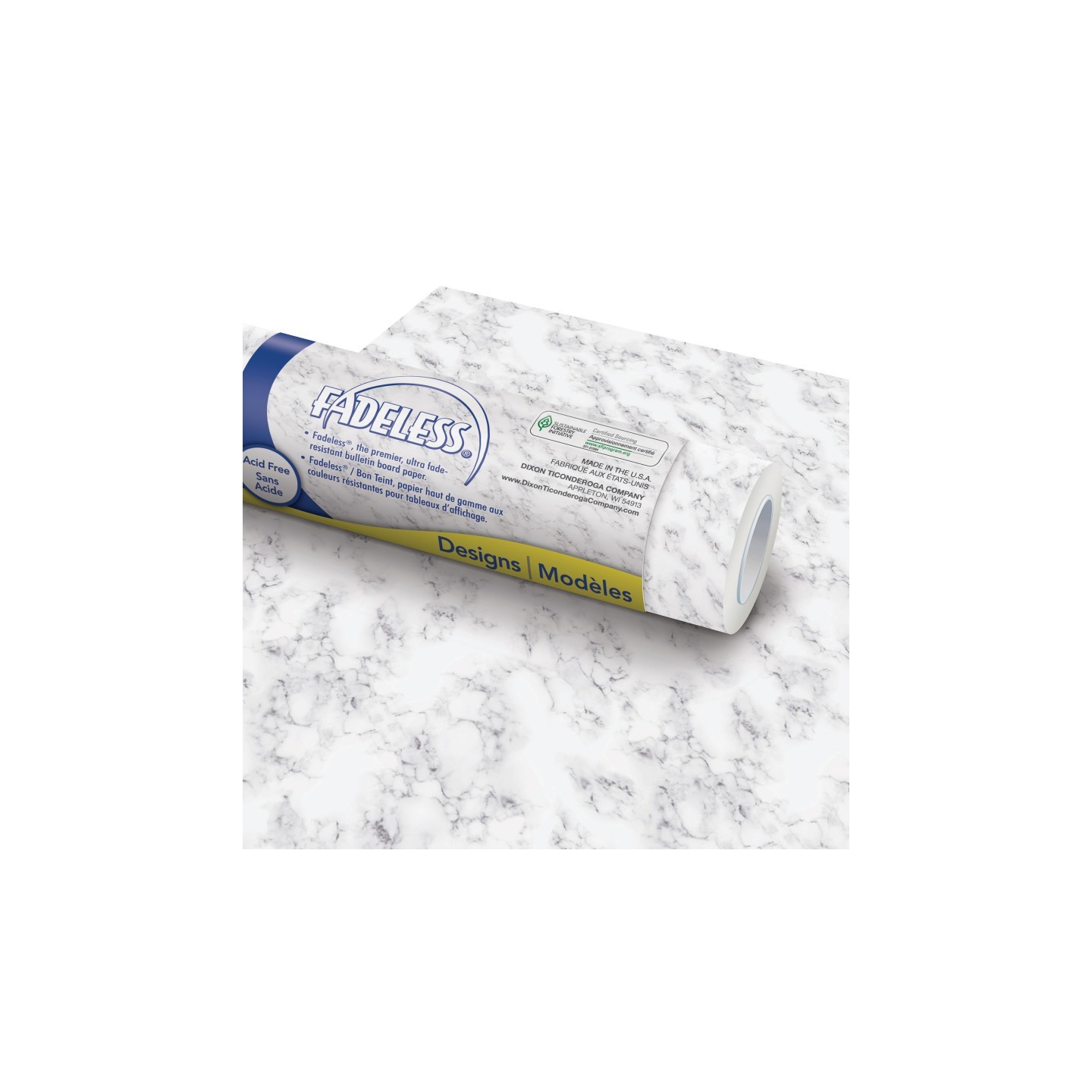 Fadeless® Bulletin Board Art Paper, Marble, 48" x 50', 1 Roll