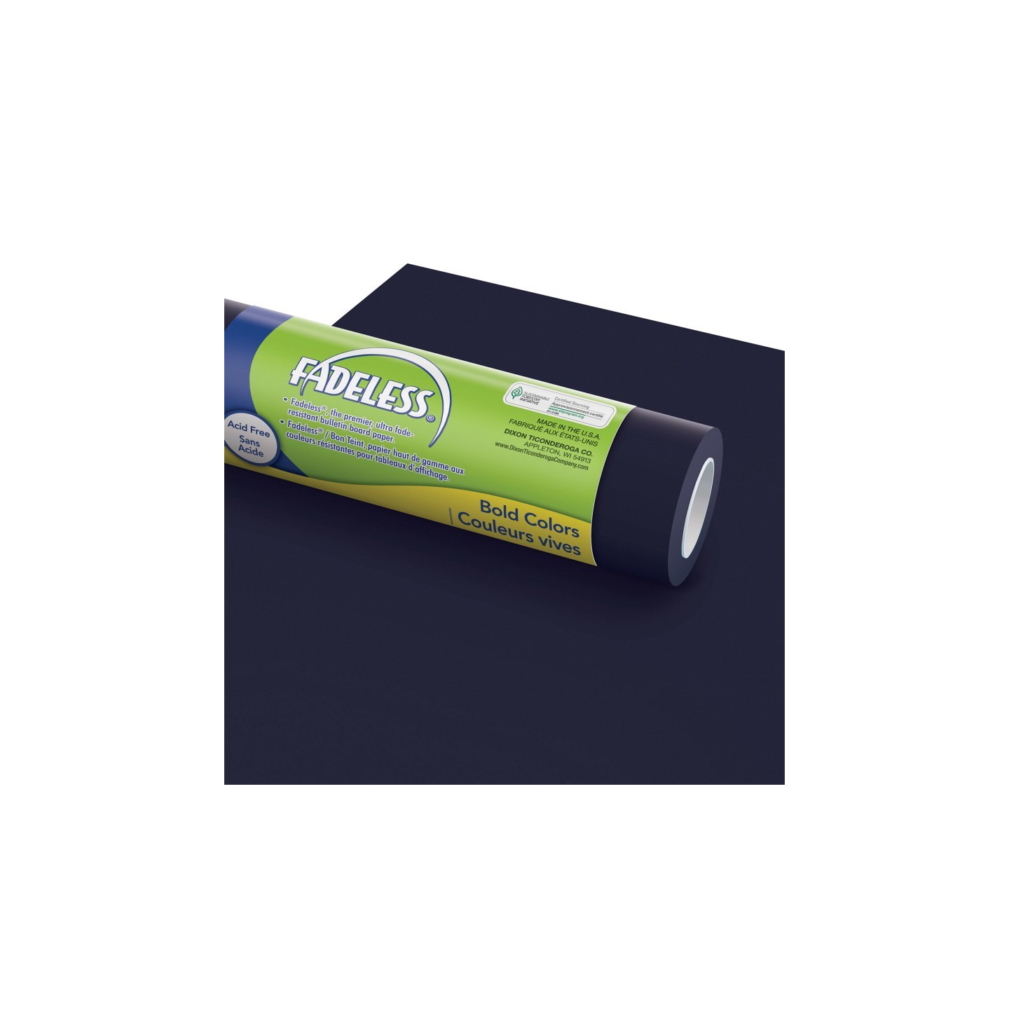 Fadeless® Bulletin Board Art Paper, Rich Blue, 48" x 50', 1 Roll