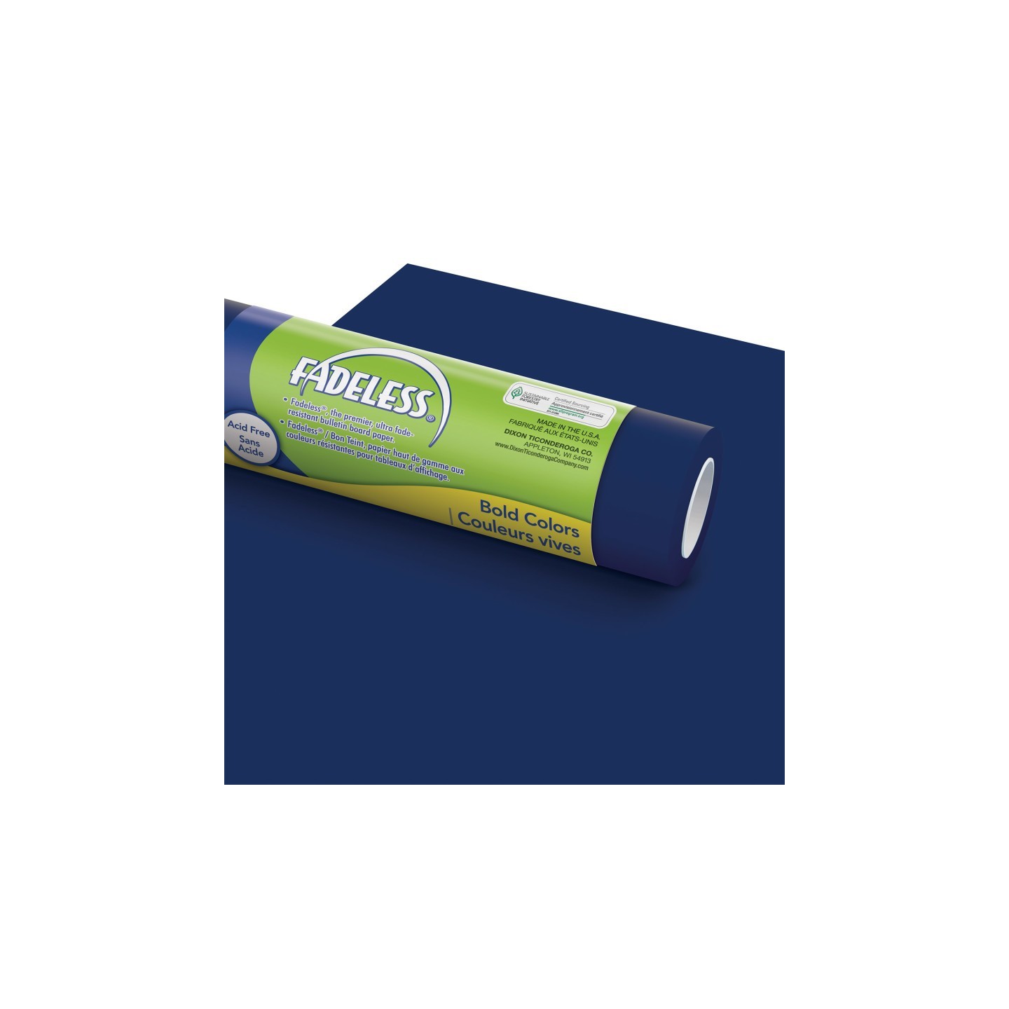 Fadeless® Bulletin Board Art Paper, Royal Blue, 48" x 50', 1 Roll