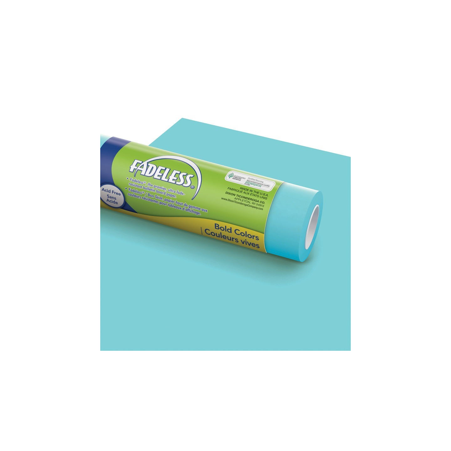 Fadeless® Bulletin Board Art Paper, Lite Blue, 48" x 50', 1 Roll