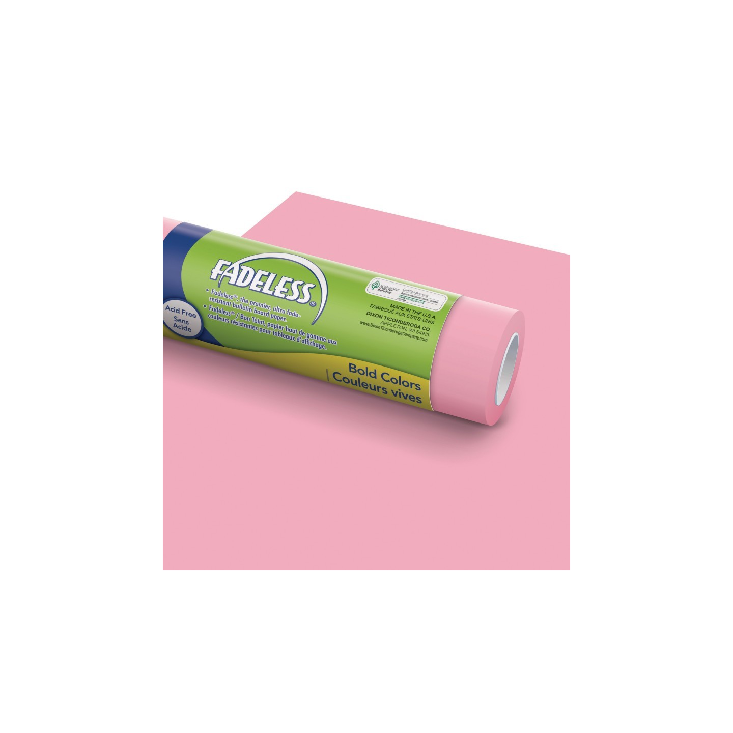 Fadeless® Bulletin Board Art Paper, Pink, 48" x 12', 4 Rolls