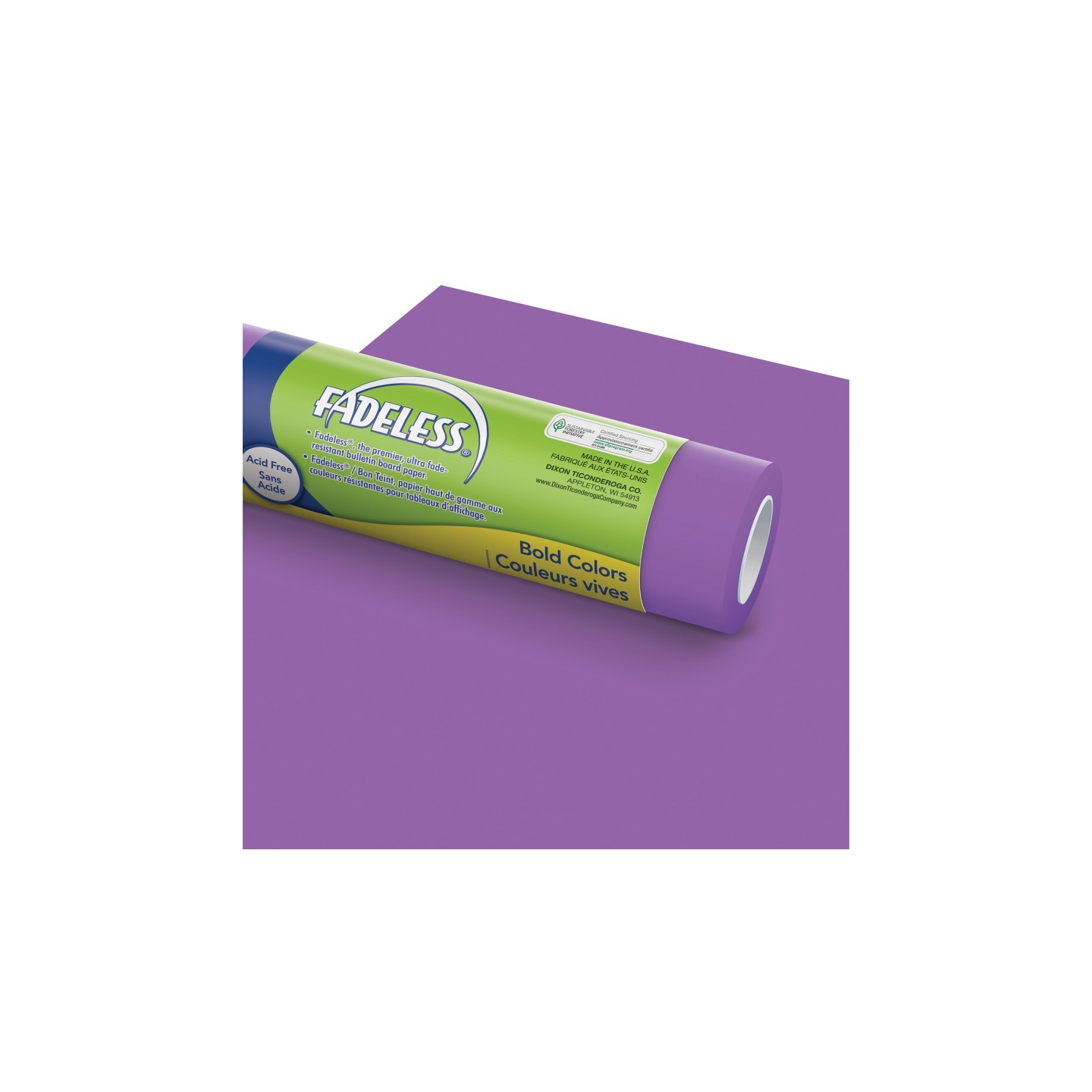 Fadeless® Bulletin Board Art Paper, Violet, 48" x 50', 1 Roll