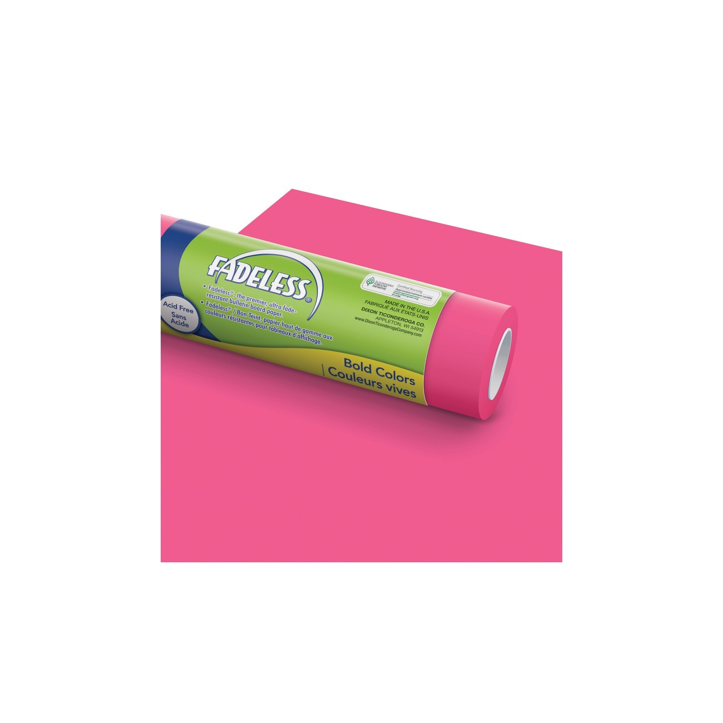 Fadeless® Bulletin Board Art Paper, Magenta, 48" x 50', 1 Roll