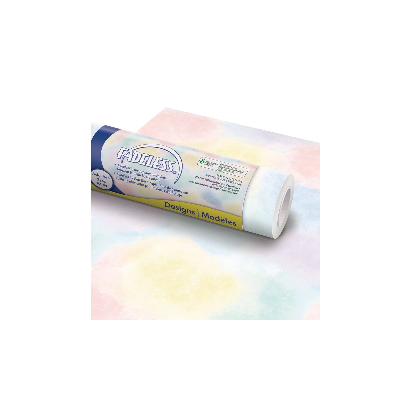 Fadeless® Bulletin Board Paper - Watercolor, 48" x 50'