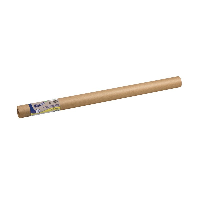 Pacon® Heavyweight Kraft Roll, Natural Kraft, 30" x 30', 1 Roll