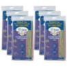 Spectra® Deluxe Bleeding Art Tissue, 10 Color Bright Assortment, 20" x 30", 20 Sheets Per Pack, 6 Packs