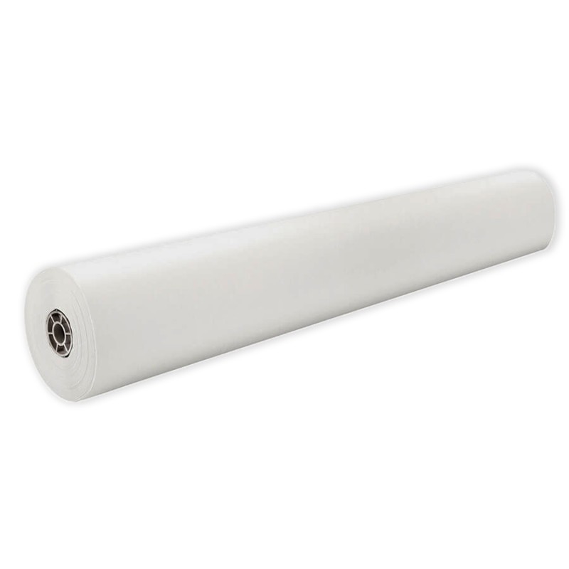 Rainbow® Colored Kraft Duo-Finish® Paper, White, 36" x 1000', 1 Roll
