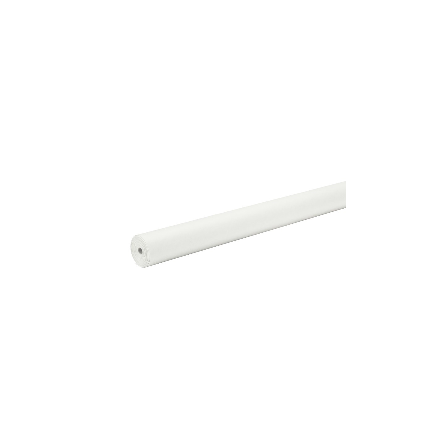 Rainbow® Colored Kraft Duo-Finish Paper, 48" x 200', White, 1 Roll