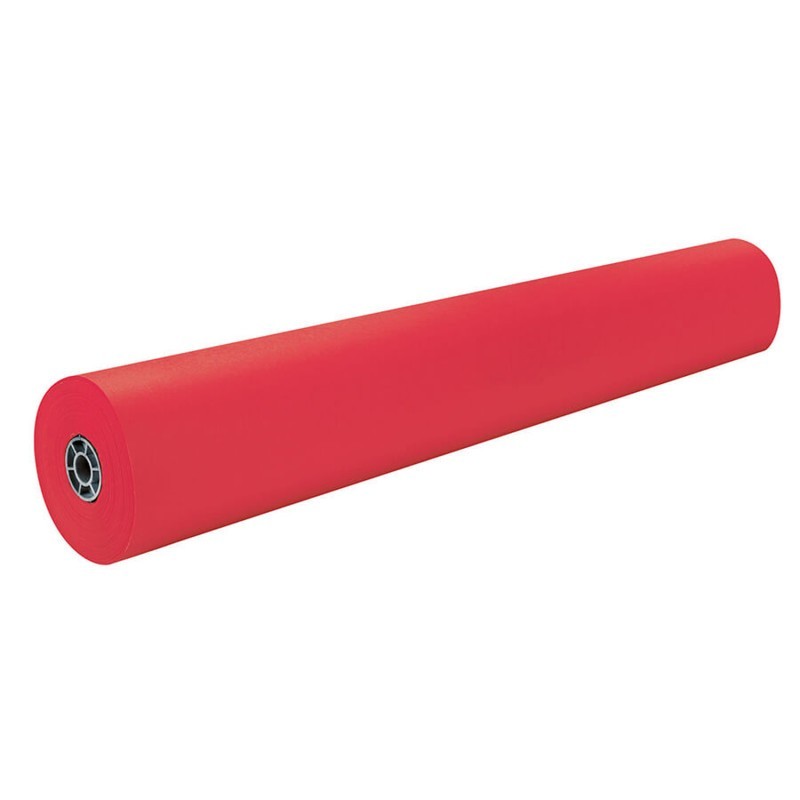 Rainbow® Colored Kraft Duo-Finish® Paper, Flame, 36" x 1,000', 1 Roll