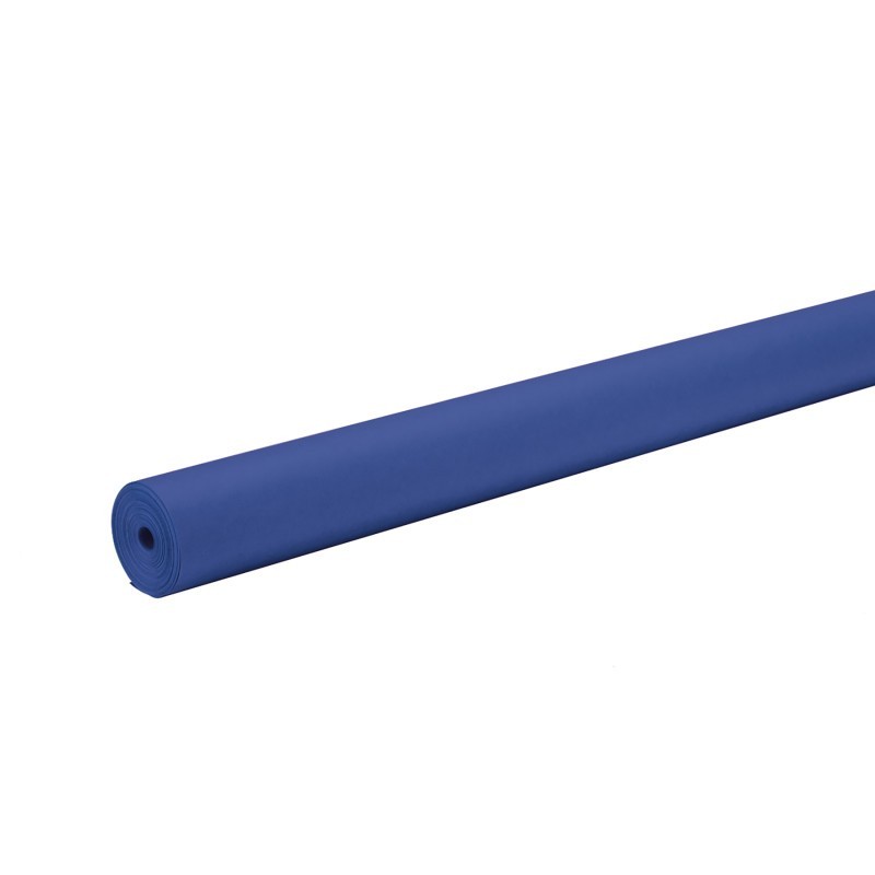 Rainbow® Colored Kraft Duo-Finish Paper, 48" x 200', Dark Blue, 1 Roll