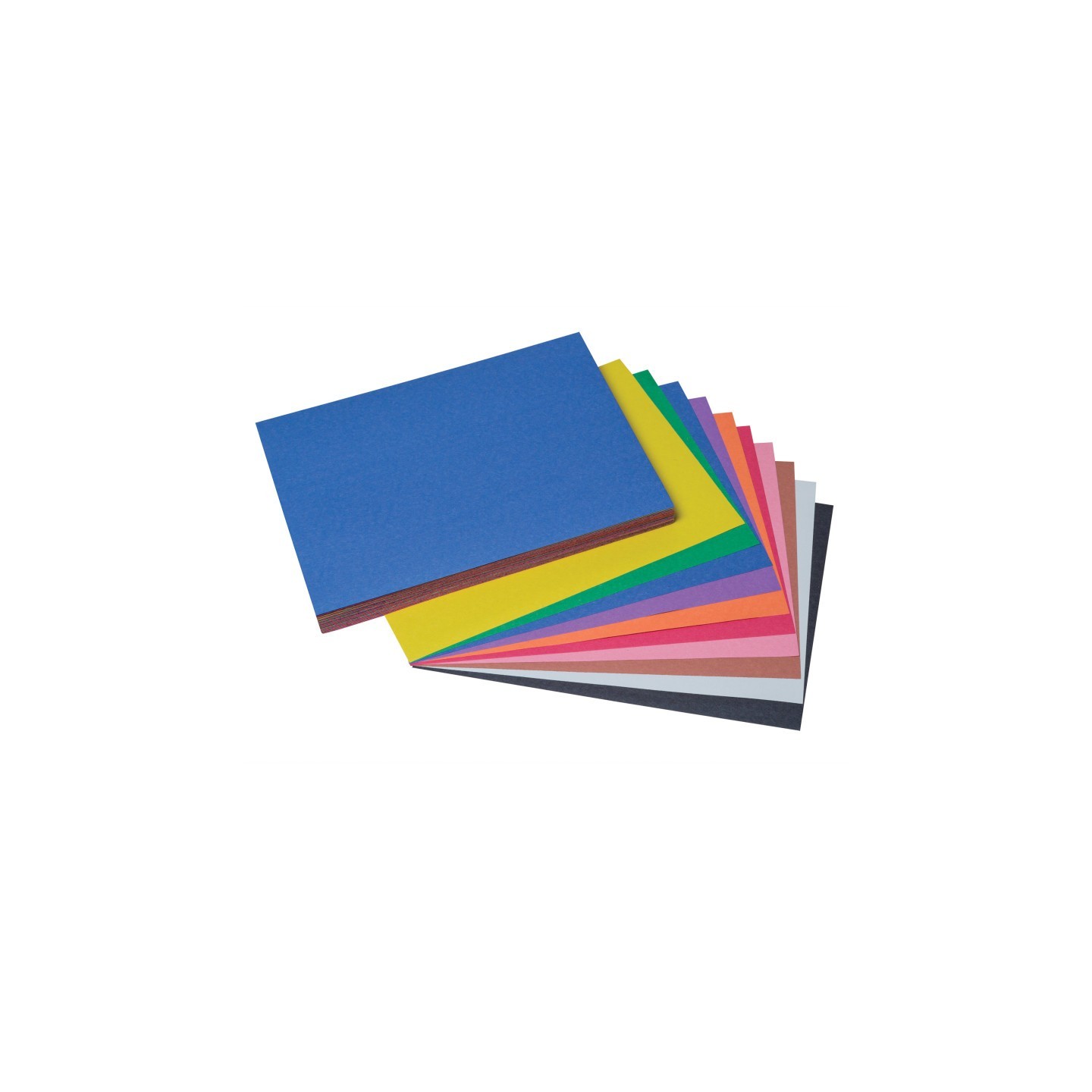 Prang® Construction Paper, Medium Weight, 10 Assorted Colors, 9" x 12", 100 Sheets