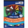 Tru-Ray® Construction Paper Pad, Heavyweight, 10 Classic Colors, 9" x 12", 40 Sheets