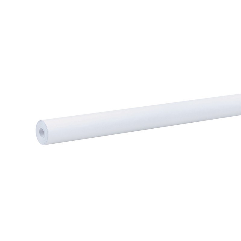 Rainbow® Colored Kraft Duo-Finish® Paper, White, 36" x 100', 1 Roll