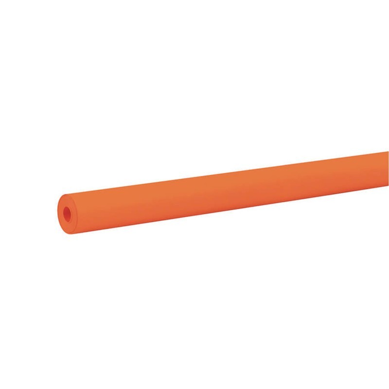 Rainbow® Colored Kraft Duo-Finish® Paper, Orange, 36" x 100', 1 Roll