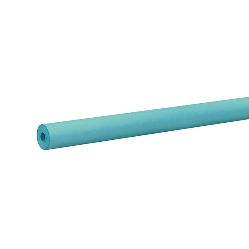 Rainbow® Colored Kraft Duo-Finish® Paper, Aqua, 36" x 100', 1 Roll