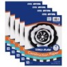 Tru-Ray® Premium Construction Paper, Heavyweight, Black & White, 12" x 18", 72 Sheets Per Pack, 5 Packs