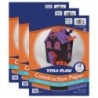 Tru-Ray® Construction Paper, Heavyweight, Halloween Assortment, Black, Orange, Purple, 9" x 12", 150 sheets Per Pack, 3 Packs