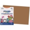 Prang® Construction Paper, Medium Weight, Light Brown, 12" x 18", 50 Sheets