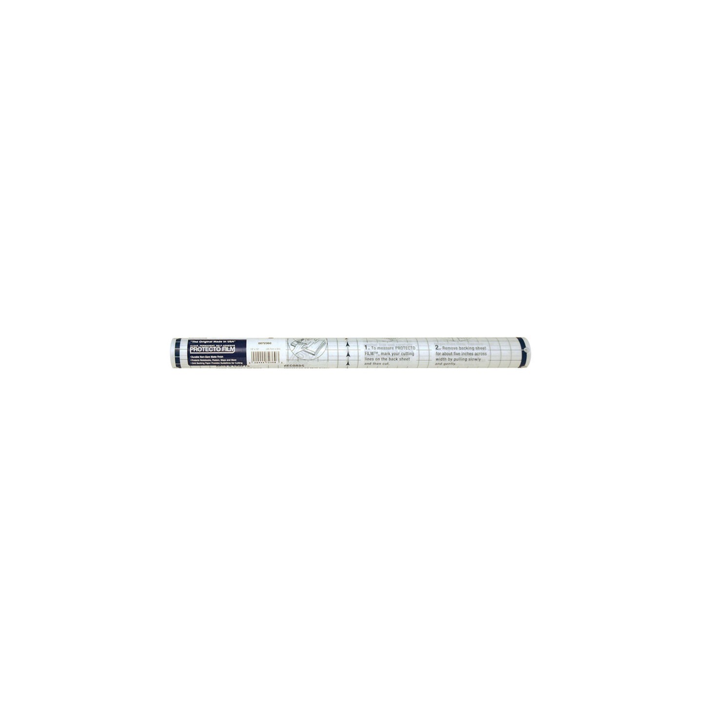 Pacon® Protecto Film™, Clear, Non-Glare Plastic, 18" x 10', 1 Roll