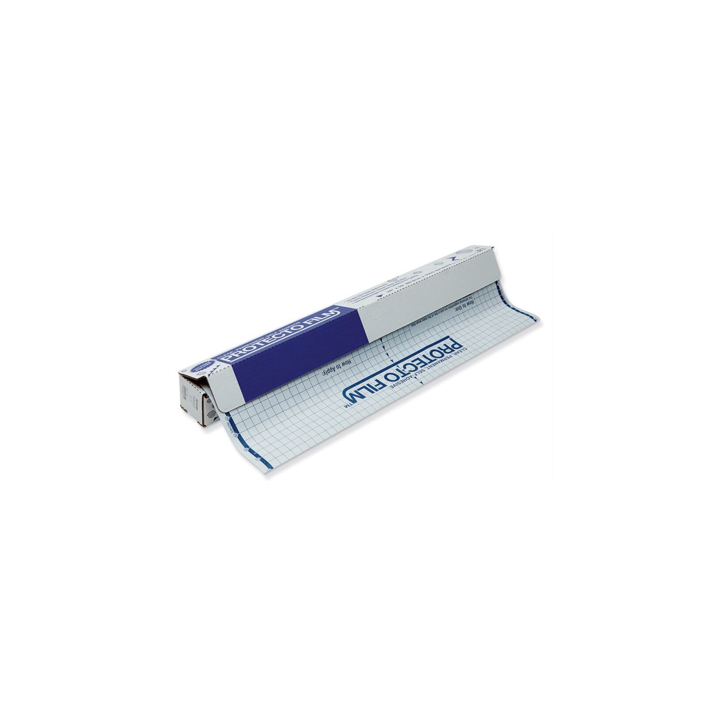 Pacon® Protecto Film™, Clear, Non-Glare Plastic, Dispenser Box Included, 24" x 33', 1 Roll