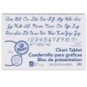 Pacon® Chart Tablet, Cursive Cover, 1" Ruled, 24" x 16", 25 Sheets