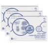 Pacon® Chart Tablet, Cursive Cover, 1" Ruled, 24" x 16", 30 Sheets Per Tablet, 3 Tablets