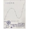 Pacon® Grid Ruled Chart Tablet, Spiral Bound, 1" Grid, 24" x 32", 25 Sheets