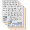 Pacon® Colored Paper Chart Tablet, Cursive Cover, 5 Assorted Colors, 1" Ruled, 24" x 32", 25 Sheets, Pack of 2