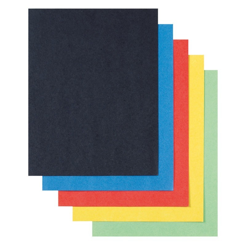 Pacon® Super Value Poster Board, 5 Assorted Colors, 22" x 28", 50 Sheets