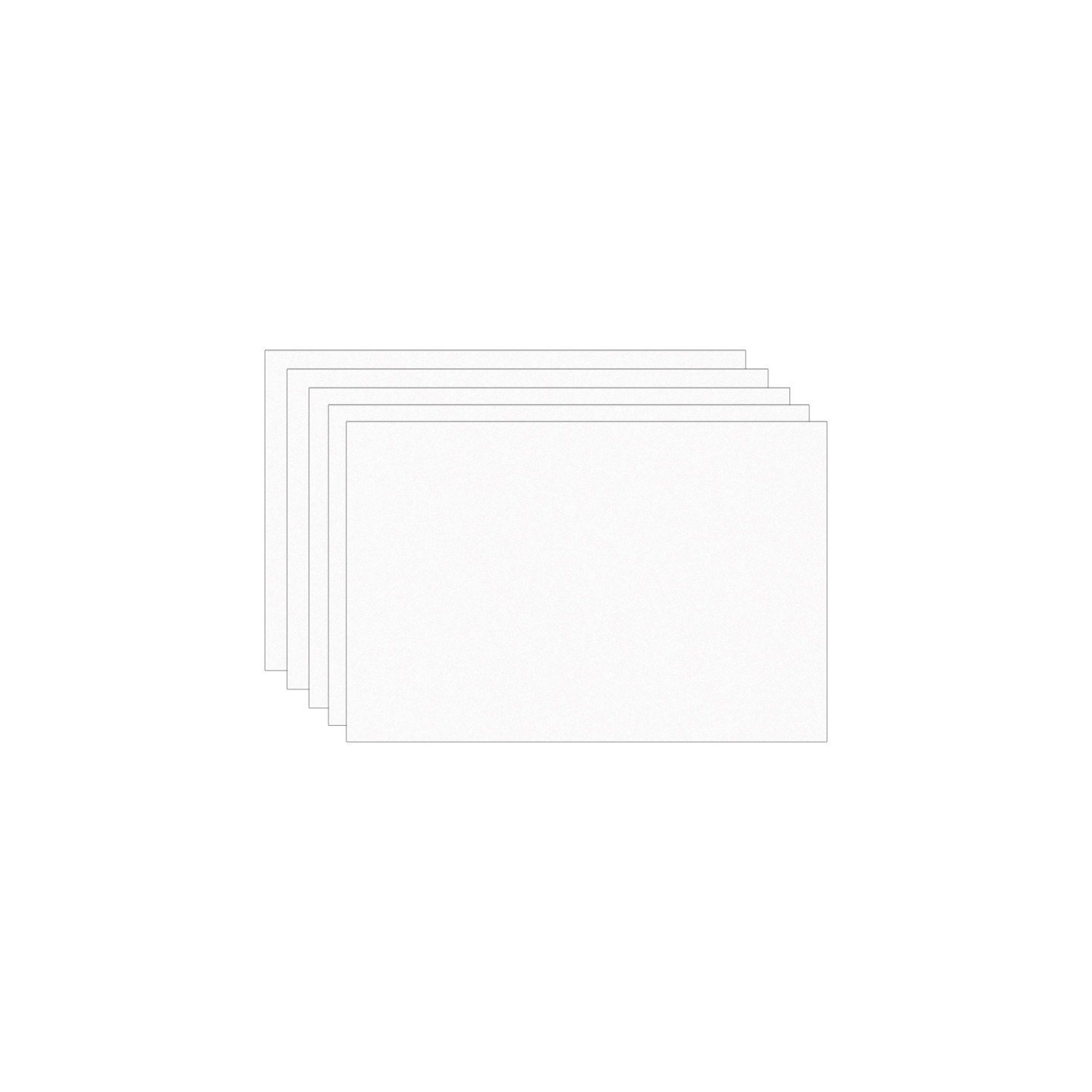 Prang® Construction Paper, Medium Weight, Bright White, 12" x 18", 100 Sheets Per Pack, 5 Packs