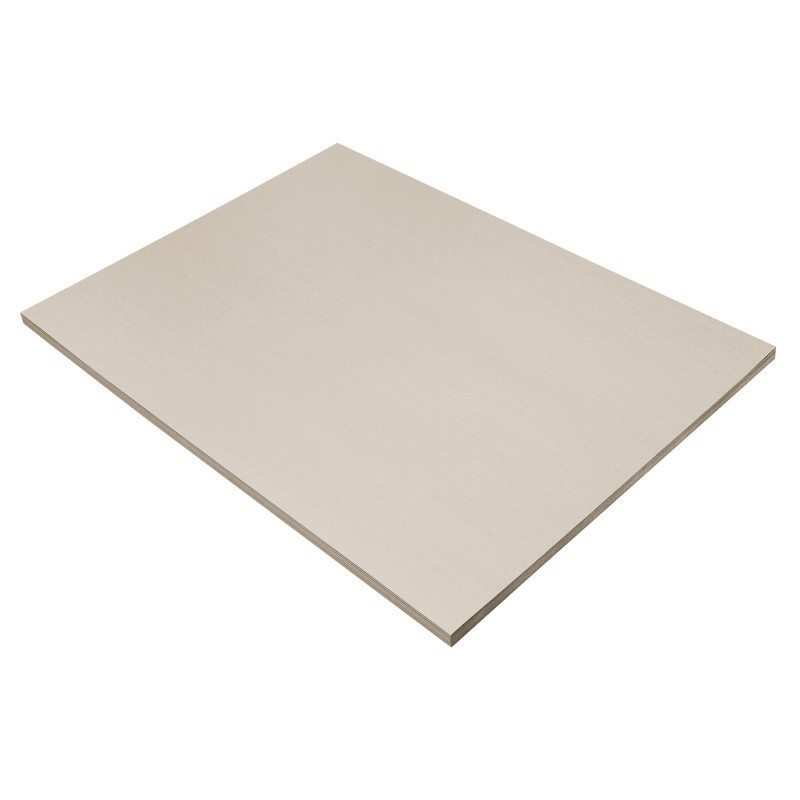 Prang® Construction Paper, Medium Weight, Gray, 18" x 24", 50 Sheets