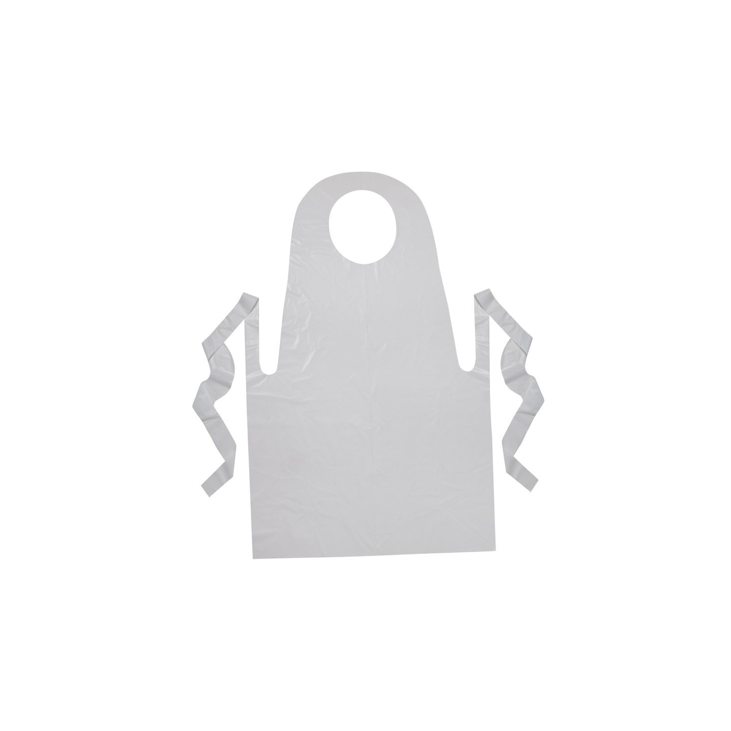 Creativity Street® Youth Disposable Aprons, White, 24" x 35", 100 Count
