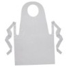 Creativity Street® Youth Disposable Aprons, White, 24" x 35", 100 Count