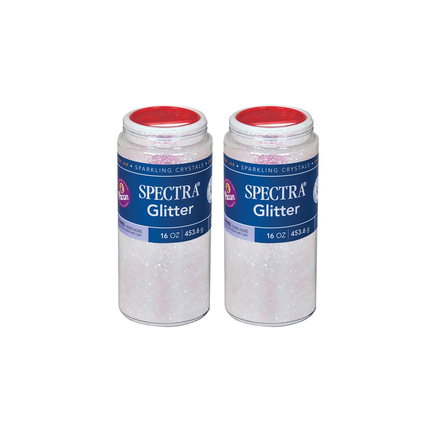 Spectra® Glitter, Iridescent, 1 lb. Per Jar, 2 Jars