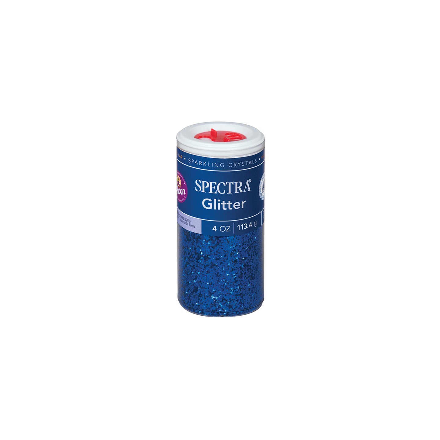 Spectra® Glitter, Blue, 4 oz., 1 Jar