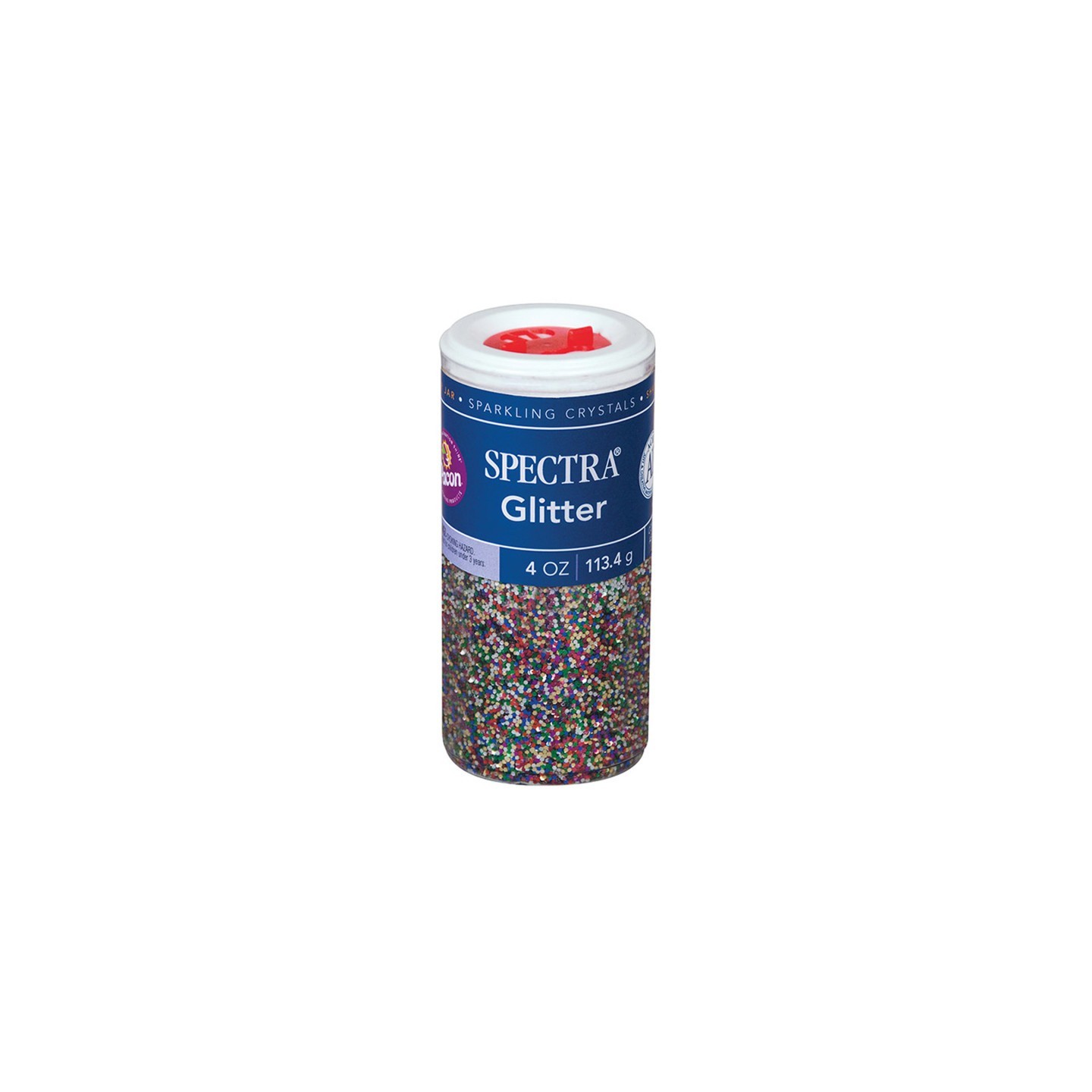 Spectra® Glitter, Multi-Color, 4 oz., 1 Jar
