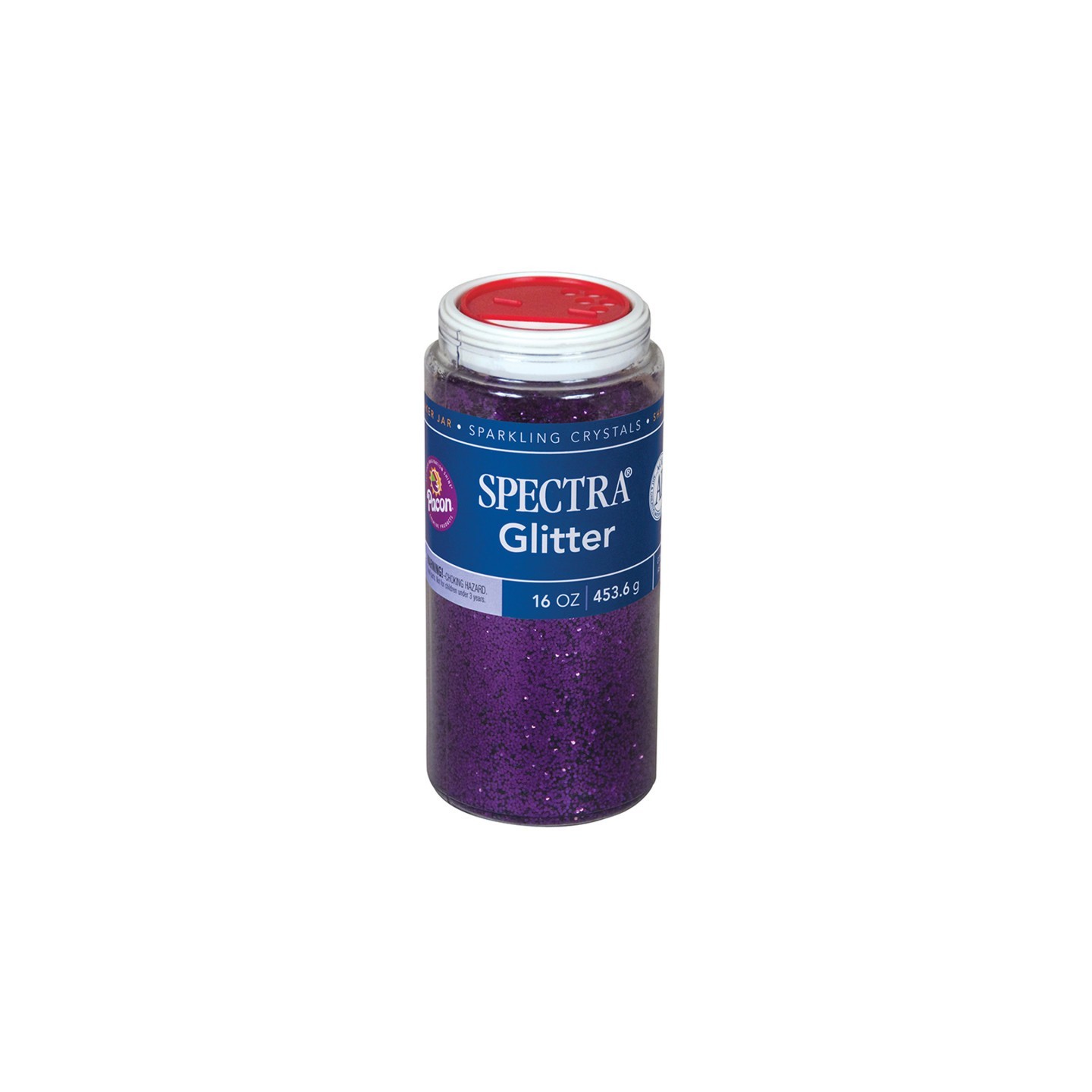 Spectra® Glitter, Purple, 1 lb., 1 Jar