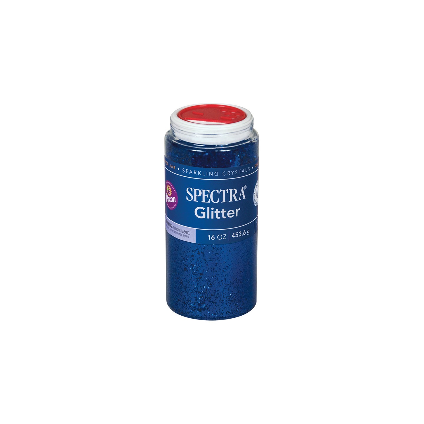 Spectra® Glitter, Blue, 1 lb., 1 Jar