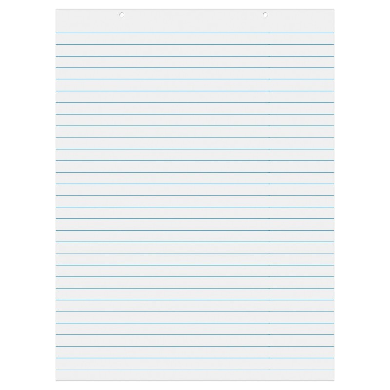 Pacon® Chart Tablet, No Cover, 1" Ruled, 24" x 32", 70 Sheets