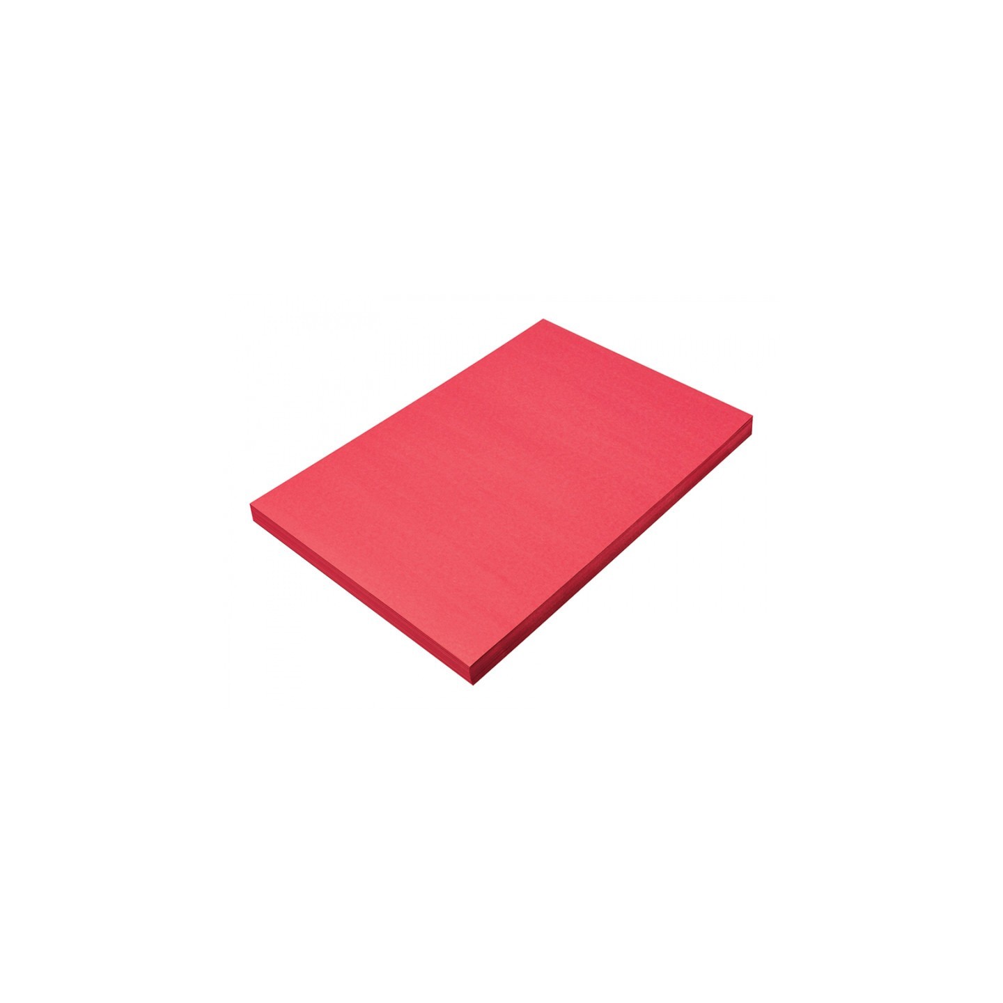 Prang® Construction Paper, Medium Weight, Holiday Red, 12" x 18", 100 Sheets