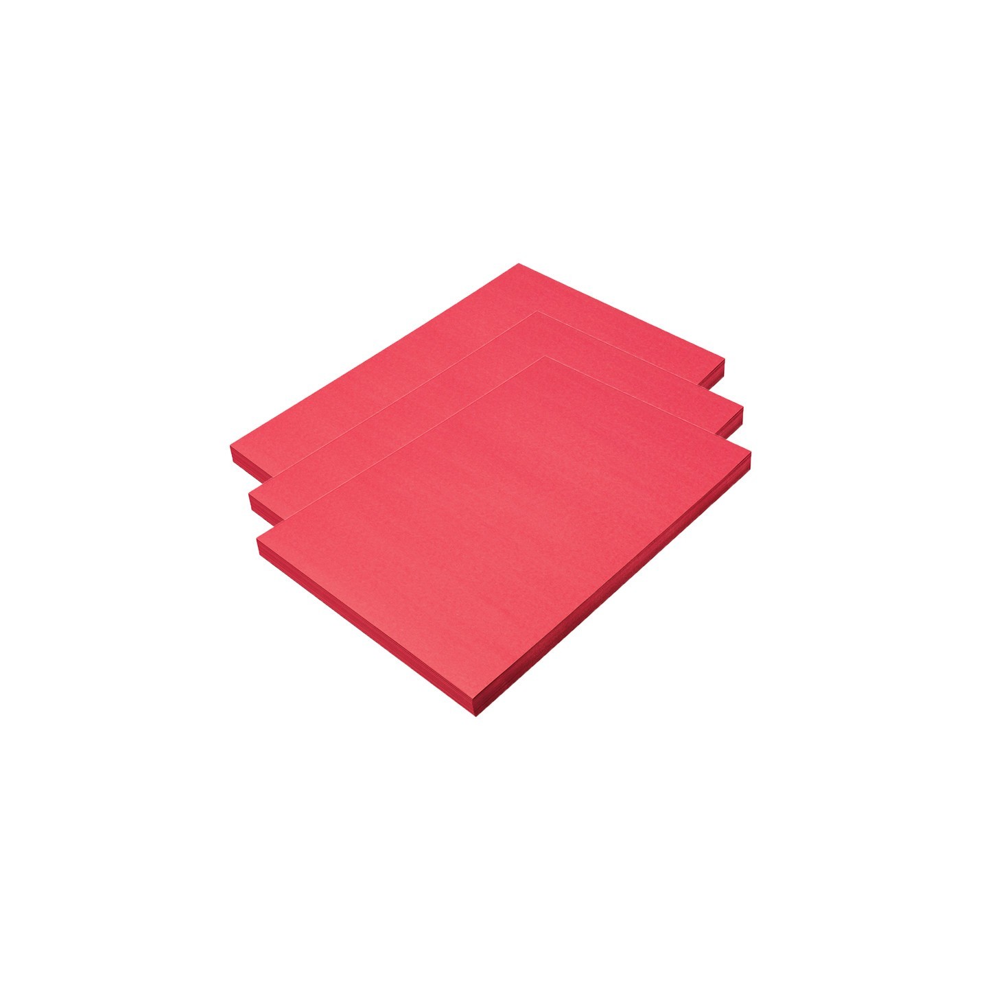 Prang® Construction Paper, Medium Weight, Holiday Red, 12" x 18", 100 Sheets Per Pack, 3 Packs