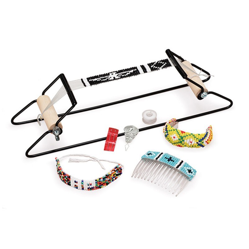 Creativity Street® Bead Loom Kit, Assorted Colors, 6" Beading Area