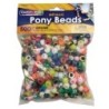 Creativity Street® Pony Beads, Assorted Metallic, 500 Pieces