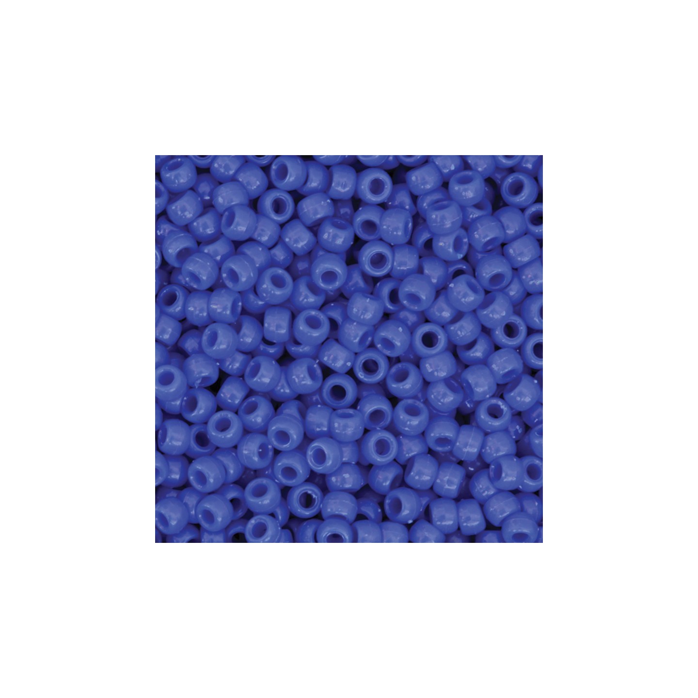 Creativity Street® Pony Beads, Blue, 6 mm x 9 mm, 1000 Pieces