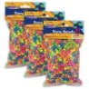 Creativity Street® Pony Beads, Assorted Neon, 6 mm x 9 mm, 1000 Per Pack, 3 Packs