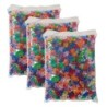 Creativity Street® Tri-Beads, Assorted Colors, 3/8", 1000 Pieces Per Pack, 3 Packs